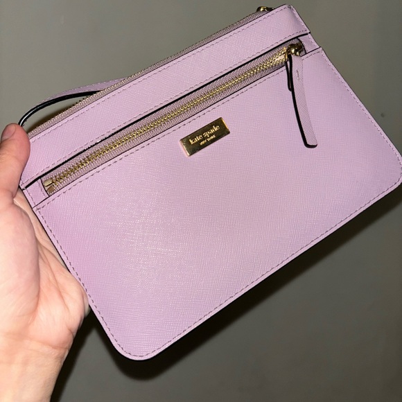 Kate Spade purple wristlet purse - Picture 8 of 10